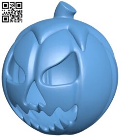 Pumpkin B009302 file obj free download 3D Model for CNC and 3d printer