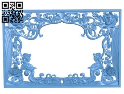 Door pattern A006390 download free stl files 3d model for CNC wood carving