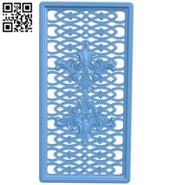 Door pattern A006392 download free stl files 3d model for CNC wood carving