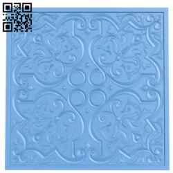 Door pattern A006399 download free stl files 3d model for CNC wood carving