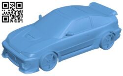 Honda crx 1980 – car B009528 file stl free download 3D Model for CNC and 3d printer