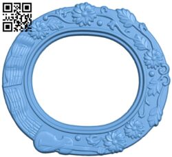 Picture frame or mirror A006325 download free stl files 3d model for CNC wood carving