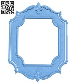 Picture frame or mirror A006327 download free stl files 3d model for CNC wood carving