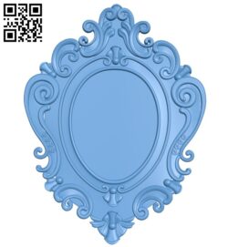 Picture frame or mirror A006329 download free stl files 3d model for CNC wood carving