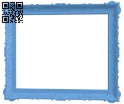 Picture frame or mirror A006435 download free stl files 3d model for CNC wood carving