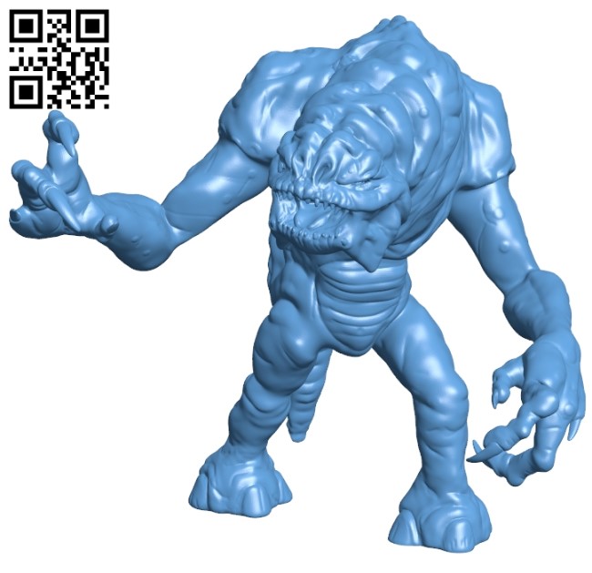 Rancor B009382 file obj free download 3D Model for CNC and 3d printer