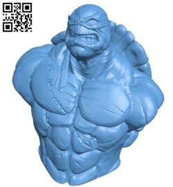 Tmnt bust – ninja B009444 file obj free download 3D Model for CNC and 3d printer