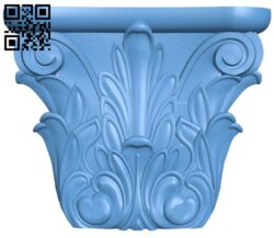 Top of the column A006360 download free stl files 3d model for CNC wood carving