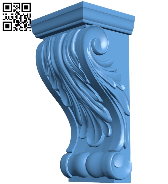 Top of the column A006367 download free stl files 3d model for CNC wood carving