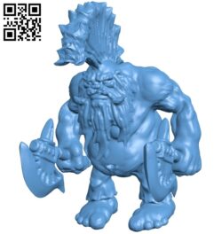 Trollslayer B009439 file obj free download 3D Model for CNC and 3d printer