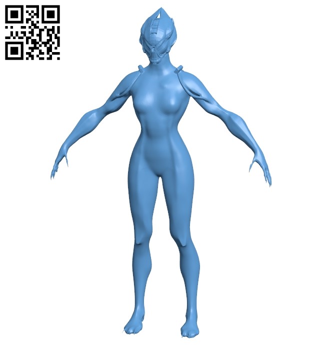 Valkyrie B009459 file obj free download 3D Model for CNC and 3d printer