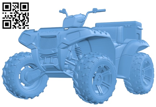 Four-wheeled motorbike A006493 download free stl files 3d model for CNC wood carving