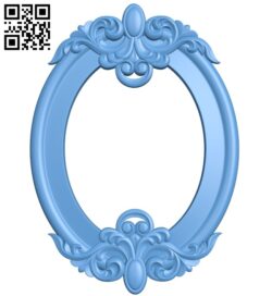 Picture frame or mirror A006480 download free stl files 3d model for CNC wood carving