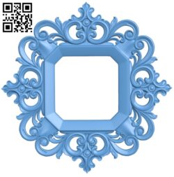 Picture frame or mirror A006481 download free stl files 3d model for CNC wood carving