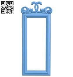 Picture frame or mirror A006483 download free stl files 3d model for CNC wood carving