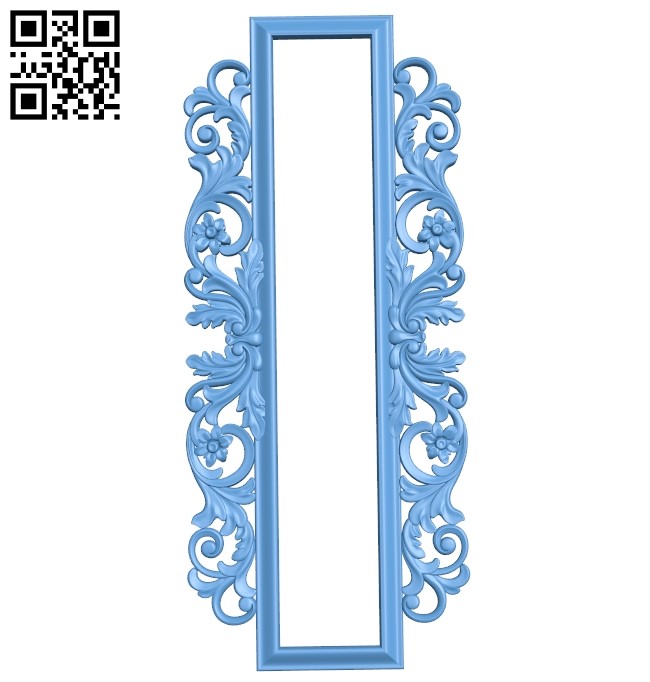 Picture frame or mirror A006485 download free stl files 3d model for CNC wood carving