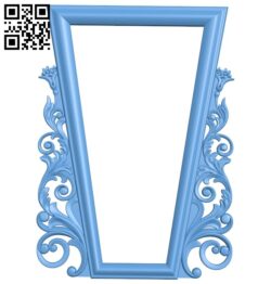 Picture frame or mirror A006486 download free stl files 3d model for CNC wood carving