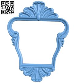 Picture frame or mirror A006488 download free stl files 3d model for CNC wood carving