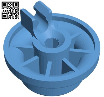 Dishwasher lower basket wheel H000059 file stl free download 3D Model for CNC and 3d printer