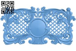 Door pattern A006610 download free stl files 3d model for CNC wood carving