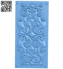 Door pattern A006613 download free stl files 3d model for CNC wood carving