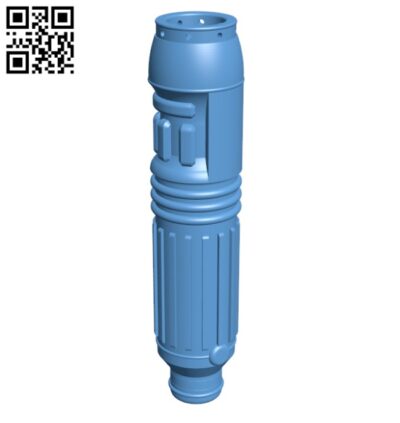 Mace Windu's Lightsaber H000032 file stl free download 3D Model for CNC and 3d printer