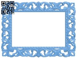 Picture frame or mirror A006572 download free stl files 3d model for CNC wood carving