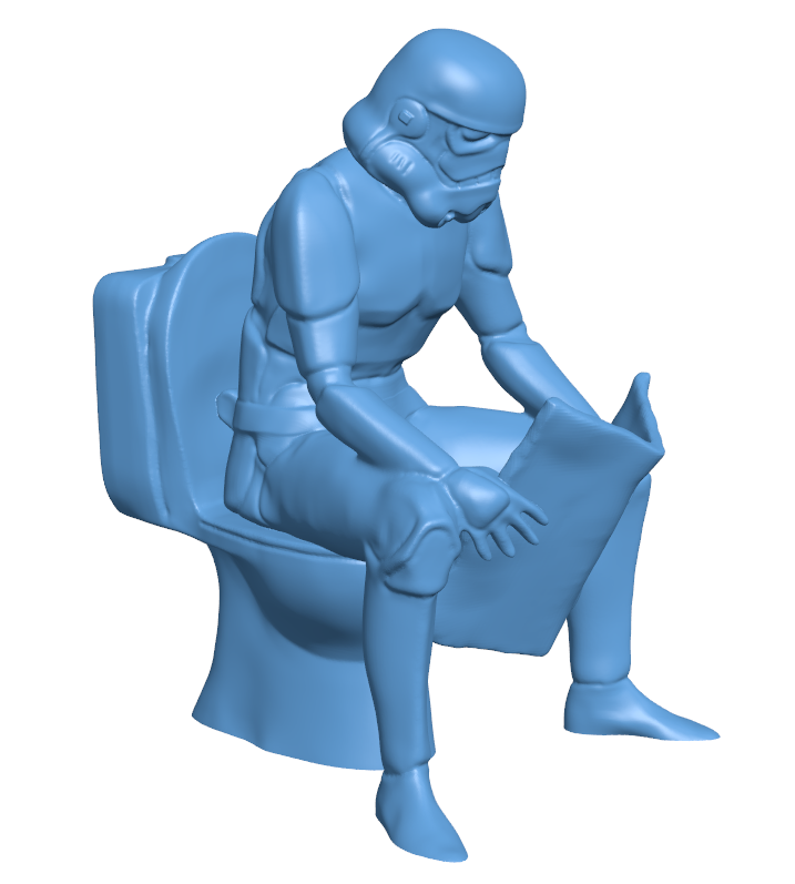 Pooper Trooper H000484 file stl free download 3D Model for CNC and 3d printer