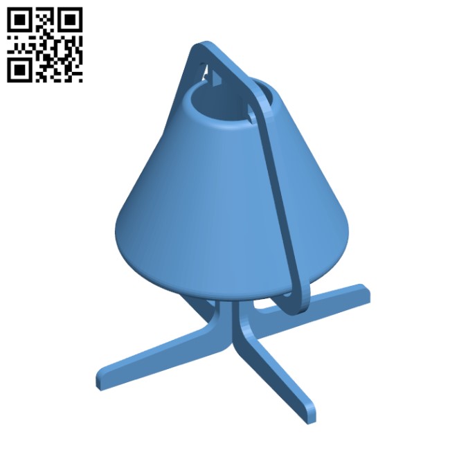 Smooth Night Lampshade H000038 file stl free download 3D Model for CNC and 3d printer