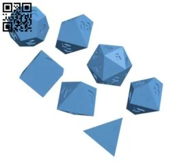 Dice H000907 file stl free download 3D Model for CNC and 3d printer