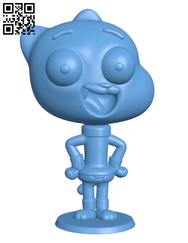 3D file Gumball Watterson 🐱・3D print object to download・Cults