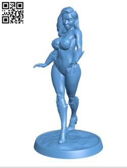 Poison Ivy – Women H000795 file stl free download 3D Model for CNC and 3d printer