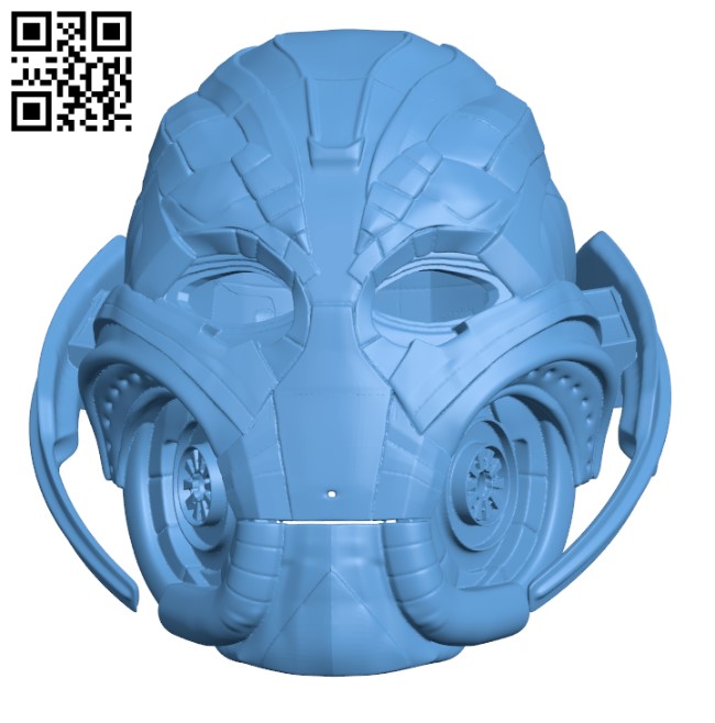 Ultron Mask H001073 file stl free download 3D Model for CNC and 3d printer