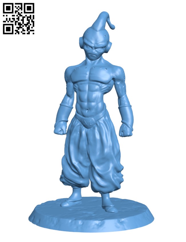 STL file Figure of Majin boo thin Dragon ball 🐉・3D printable design to  download・Cults