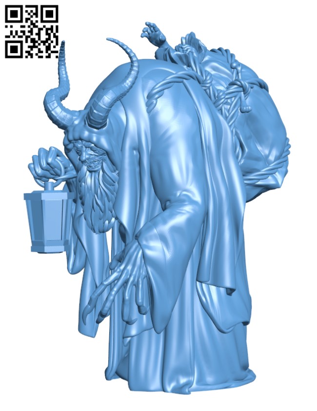 Krampus H001823 file stl free download 3D Model for CNC and 3d printer