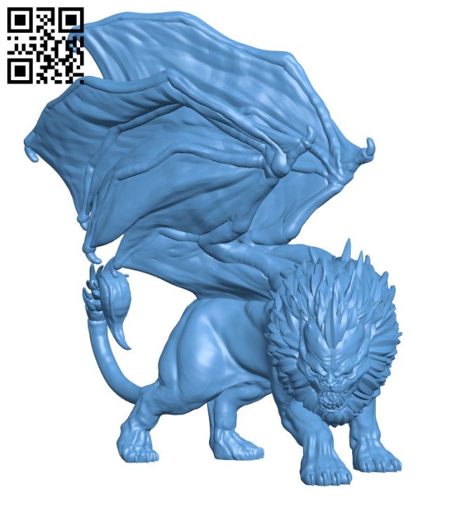 Manticore H001663 file stl free download 3D Model for CNC and 3d printer