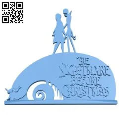 Nightmare Before Christmas Ornament H001537 file stl free download 3D Model for CNC and 3d printer