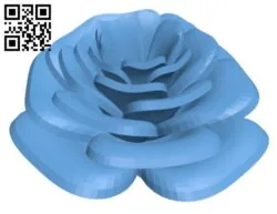 Rose H001794 file stl free download 3D Model for CNC and 3d printer