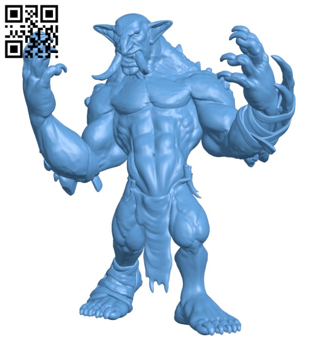 Troll H001731 file stl free download 3D Model for CNC and 3d printer