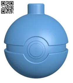 XMas Pokeball H001736 file stl free download 3D Model for CNC and 3d printer