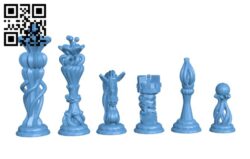 4 Player chessboard by Bryan, Download free STL model