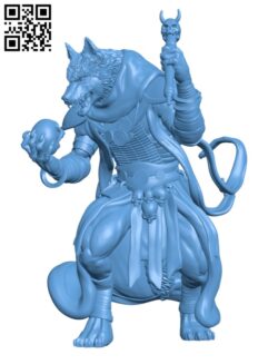 Coyote Necromancer H002484 file stl free download 3D Model for CNC and 3d printer