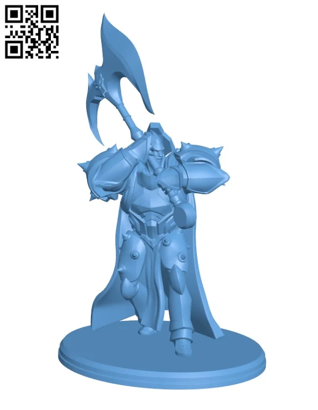 Darius - League of Legends H002607 file stl free download 3D Model for CNC and 3d printer