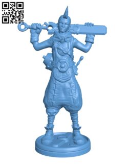 Ekko – League of Legends H002337 file stl free download 3D Model for CNC and 3d printer