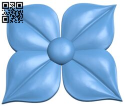 Flower pattern A006749 download free stl files 3d model for CNC wood carving