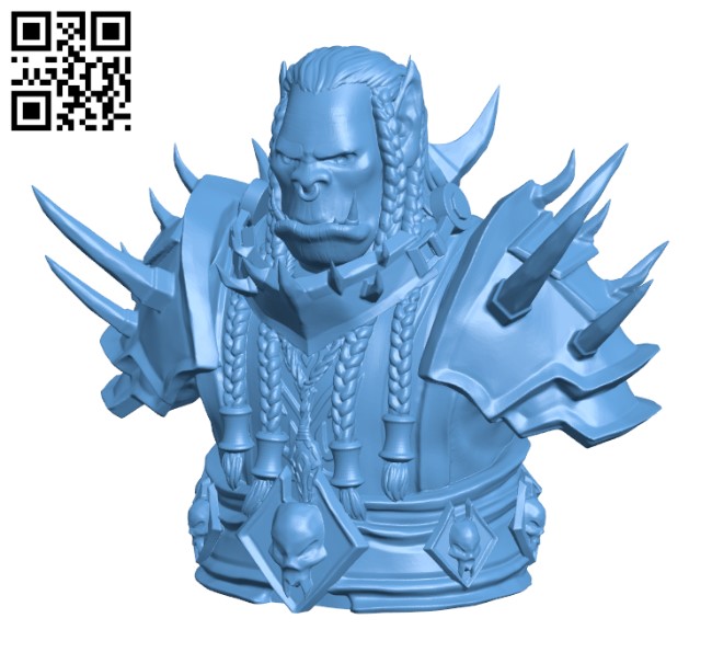 High Overlord Varok Saurfang H002618 file stl free download 3D Model for CNC and 3d printer