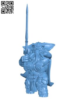 Loxodon Paladin H002345 file stl free download 3D Model for CNC and 3d printer