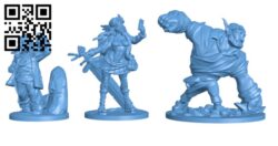 Norse highschool adventurers H002458 file stl free download 3D Model for CNC and 3d printer