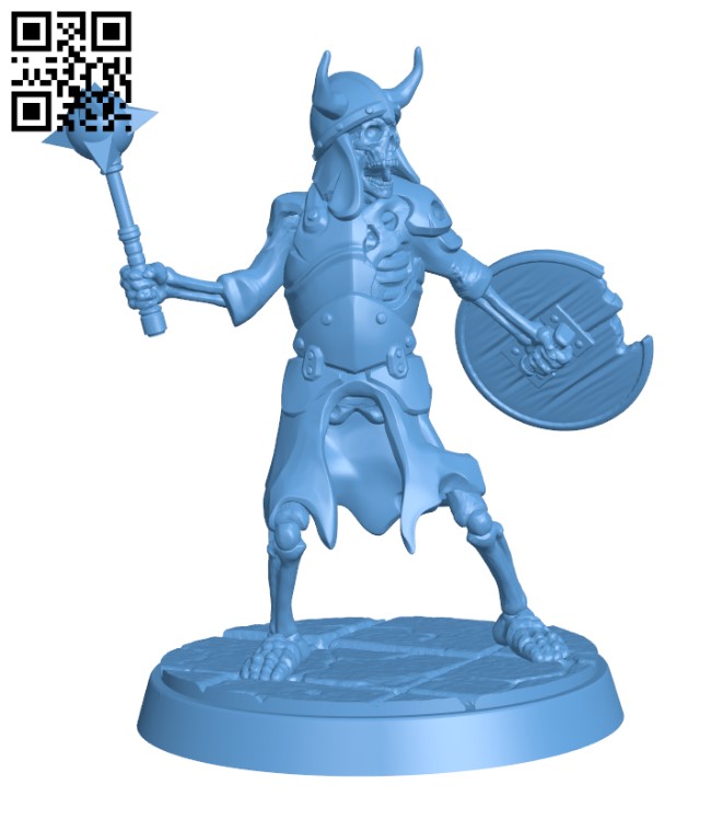 Skeleton warrior H002945 file stl free download 3D Model for CNC and 3d printer