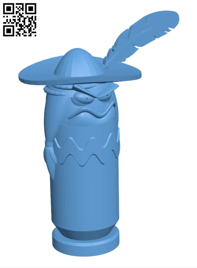 Toon Bullet H002887 file stl free download 3D Model for CNC and 3d printer